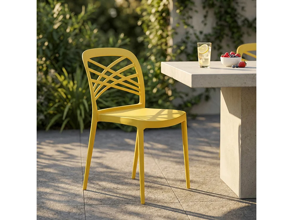 Stuhl HARMONIE Gelb | Cosma | Farbe: nan