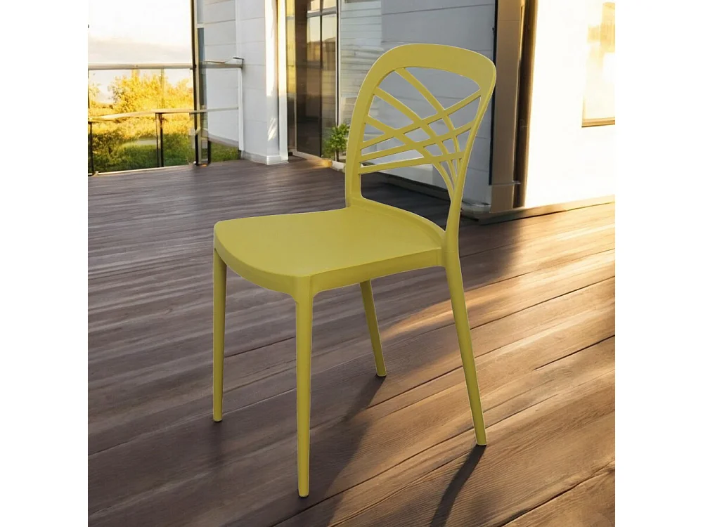 Stuhl HARMONIE Gelb | Cosma | Farbe: nan