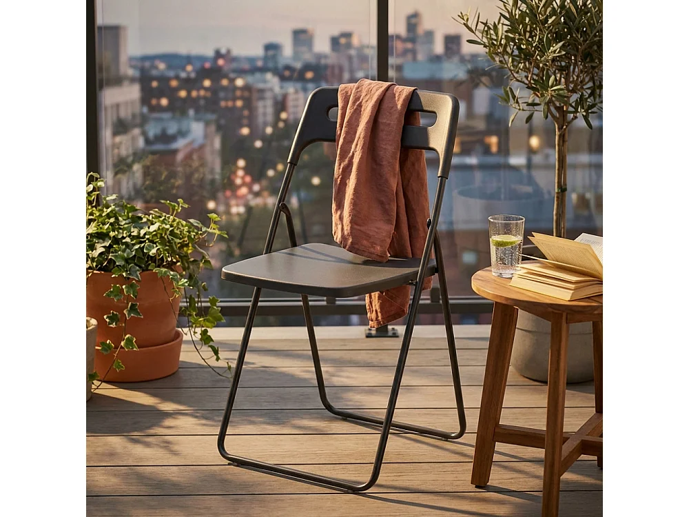 Klappstuhl ELISABETH Dunkelgrau | Cosma | Farbe: Gris