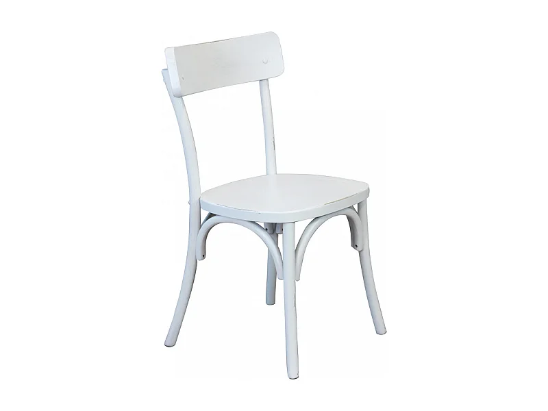 Holzstuhl POLLY Weiß | Cosma | Farbe: Blanc | Material: Holz