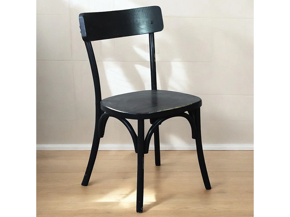 Holzstuhl POLLY Schwarz | Cosma | Farbe: Noir | Material: Holz