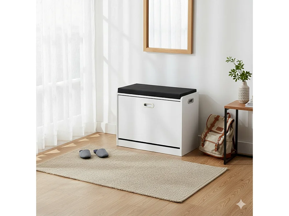 Schuhschrank JACKLYN Weiß | Cosma | Farbe: Blanc