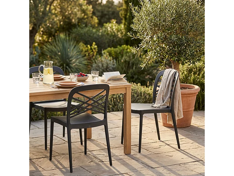 Stuhl HARMONIE Anthrazit | Cosma | Farbe: Gris anthracite