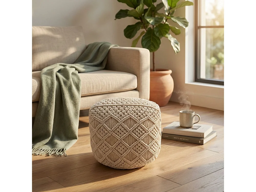 Pouf TRIPOLI Baumwolle | Cosma | Farbe: nan