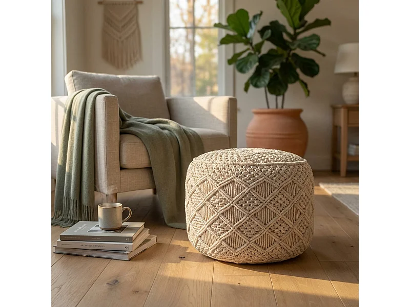 Pouf TRIPOLI Baumwolle | Cosma | Farbe: nan