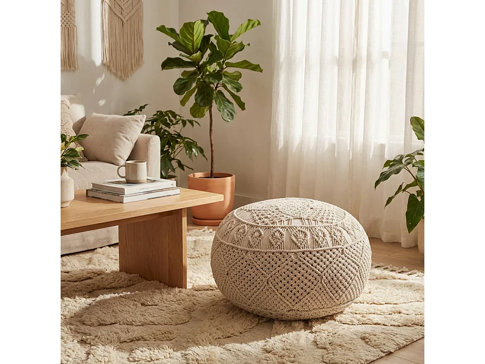 Pouf ZOUMI Baumwolle | Cosma | Farbe: nan