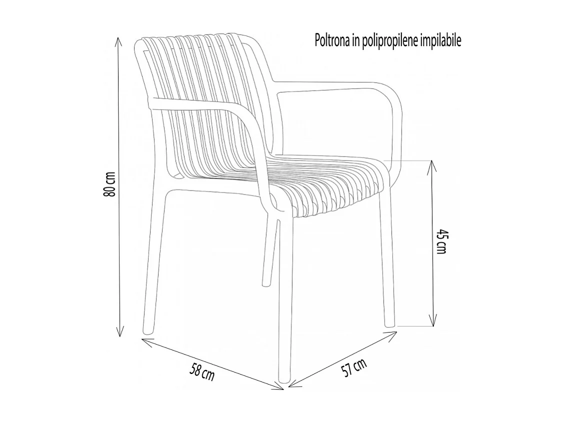 Sessel GIULY Anthrazit | Cosma | Farbe: Gris anthracite
