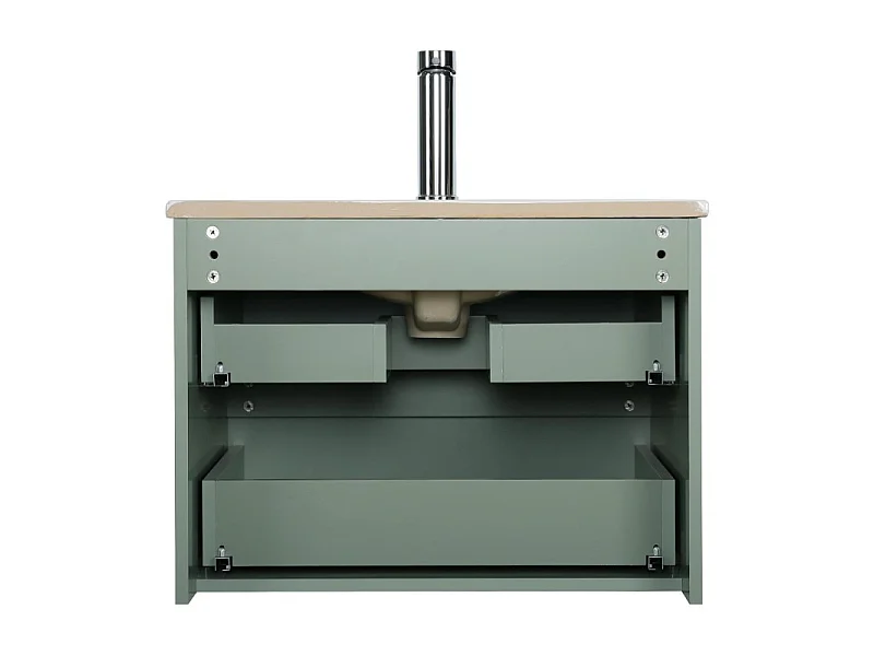 Mueble sencillo + grifería + espejo + columna SORRENTO