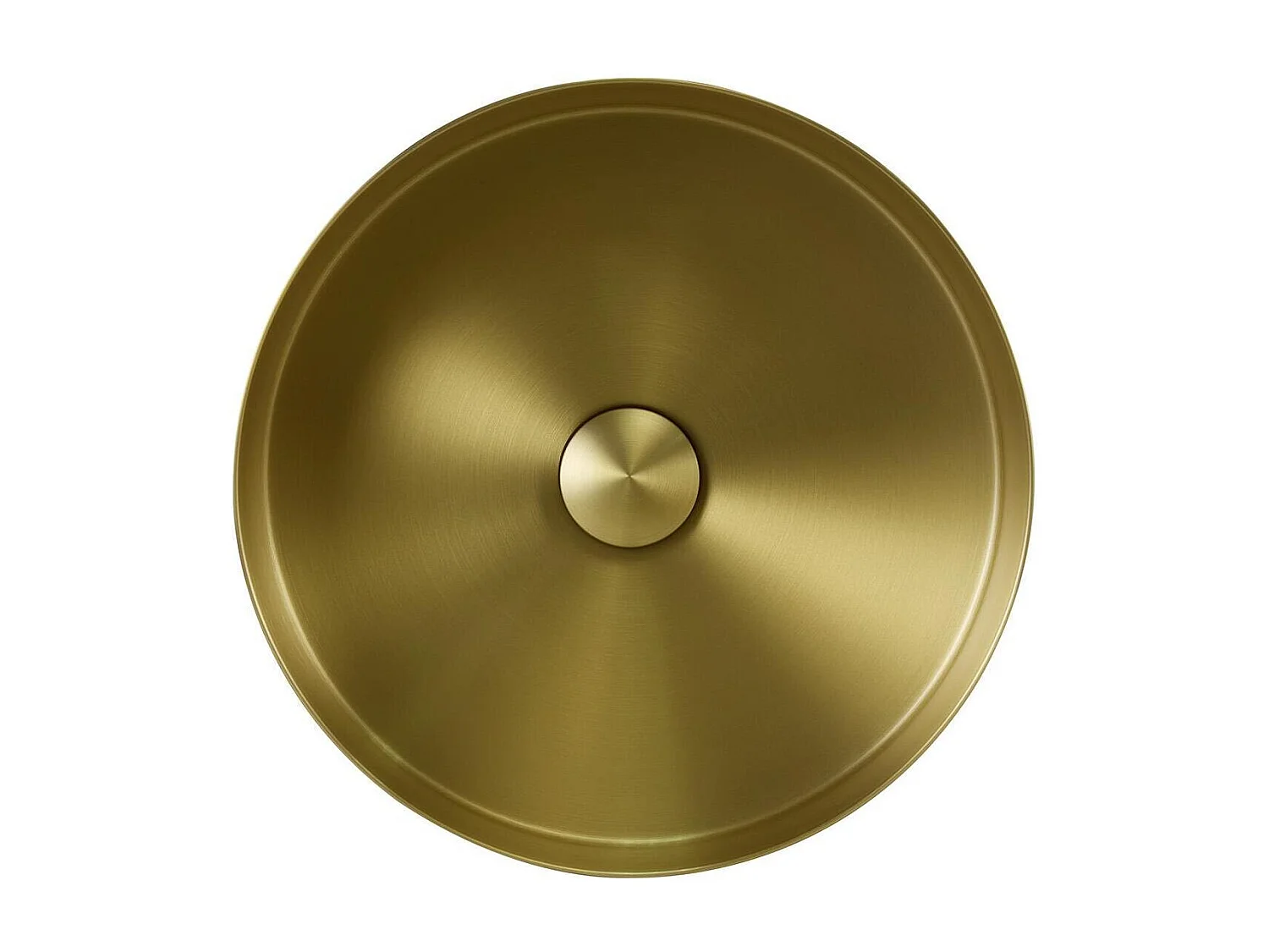 Rundes, schwarzes Edelstahl-Aufsatzwaschbecken, 36 cm, mit passendem Ablaufgarnitur