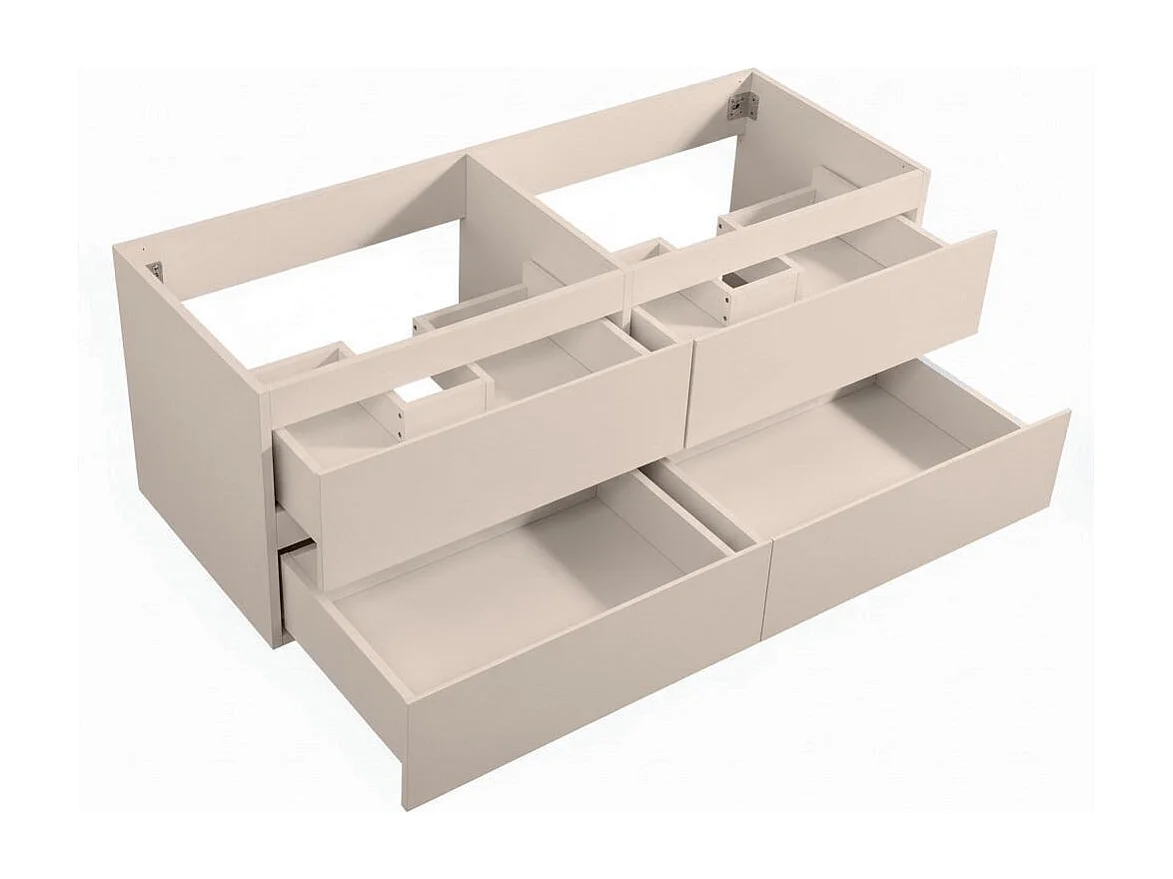Móvel de parede SORRENTO com 4 gavetas e 120 cm