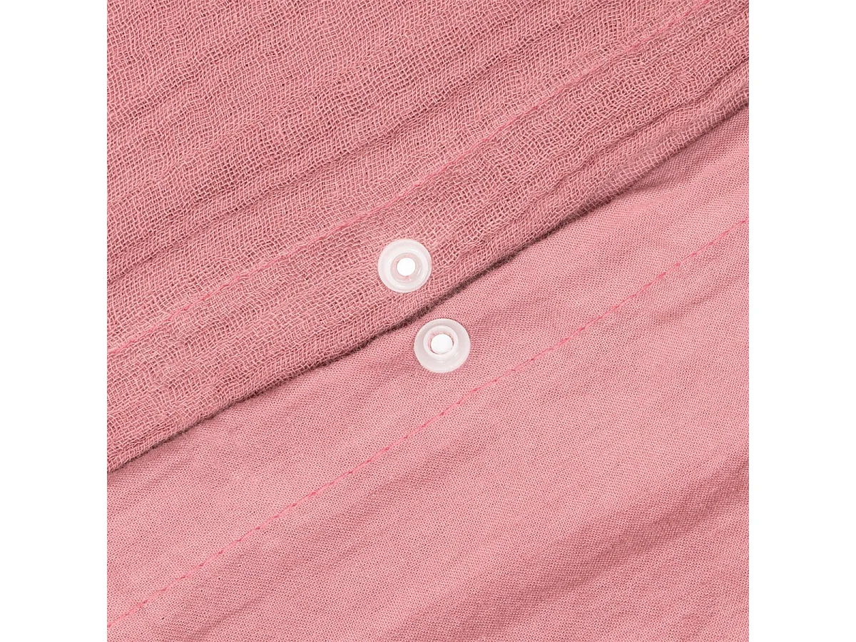 Parure de Lit 2 Pièces "Lili" 140x200cm Rose Antique