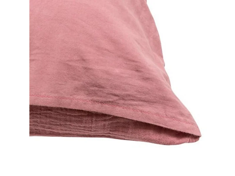 Parure de Lit 2 Pièces "Lili" 140x200cm Rose Antique