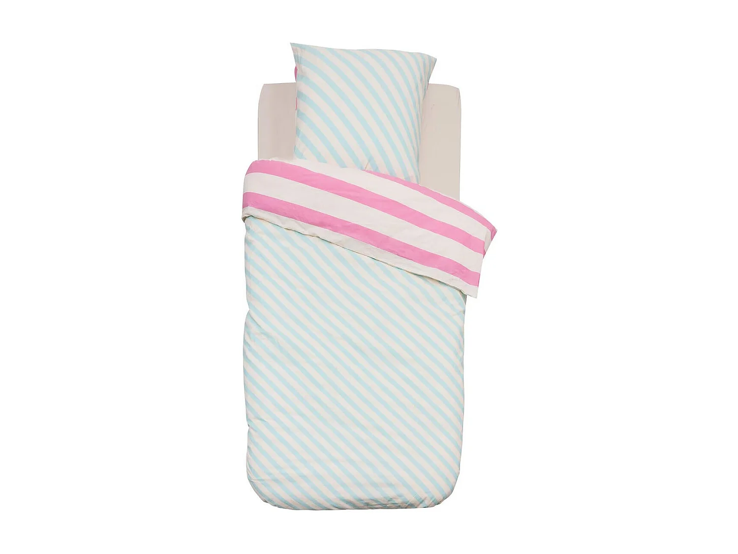 Funda nórdica algodón rosa 0.5x140x200 cm