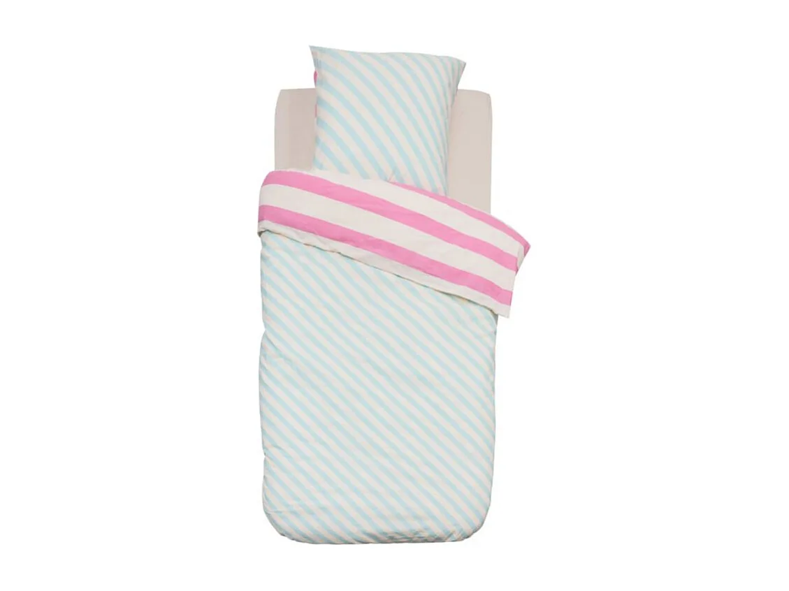 Funda nórdica algodón rosa 0.5x140x200 cm