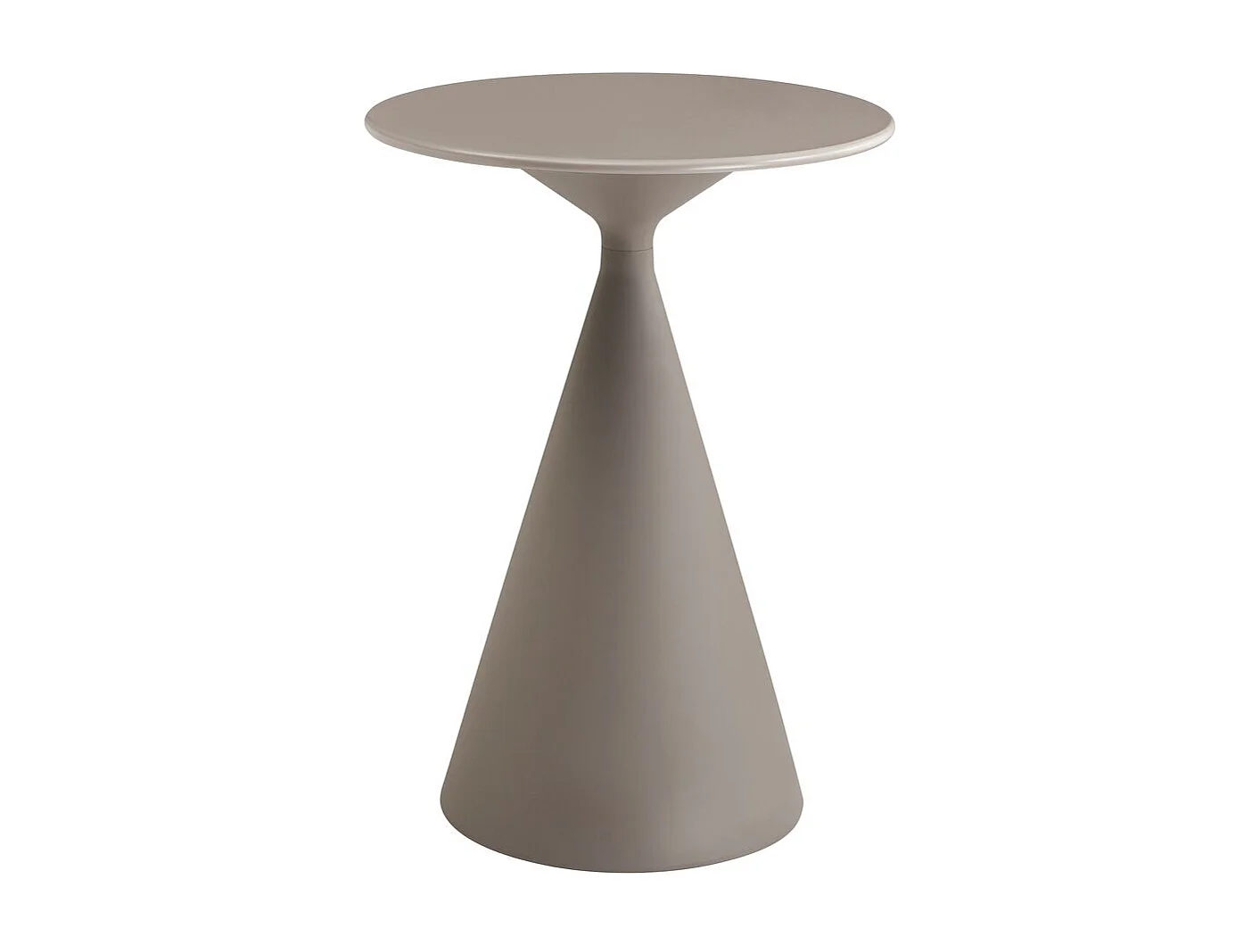 Table de jardin en métal "Néora" - Taupe