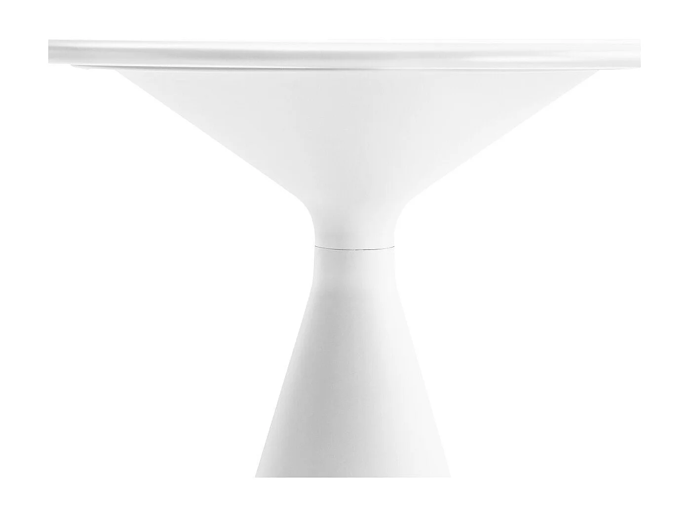 Table de jardin en métal "Néora" - Blanc