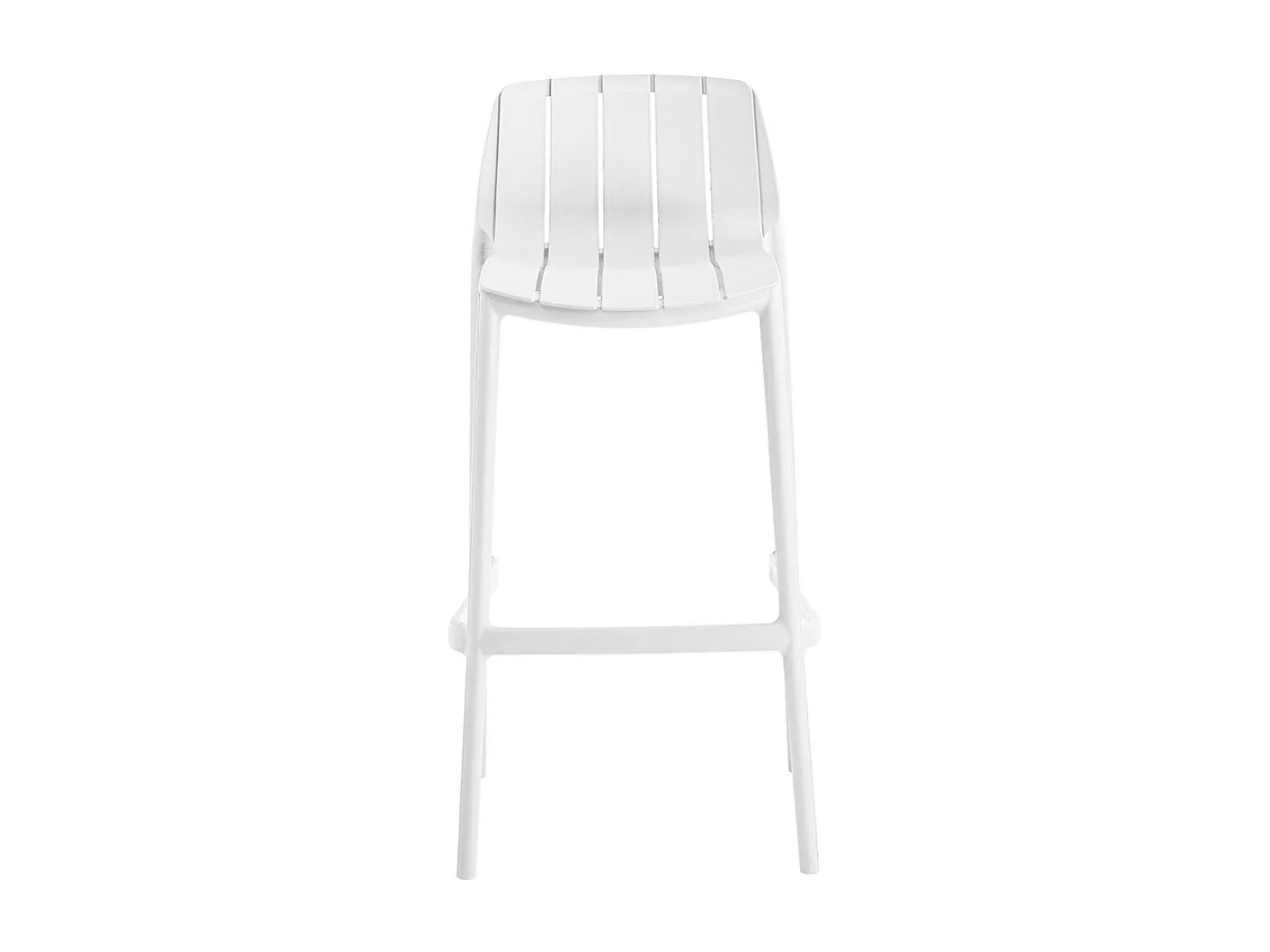 Lot de 2 chaises empilables "Vaena" - Blanc