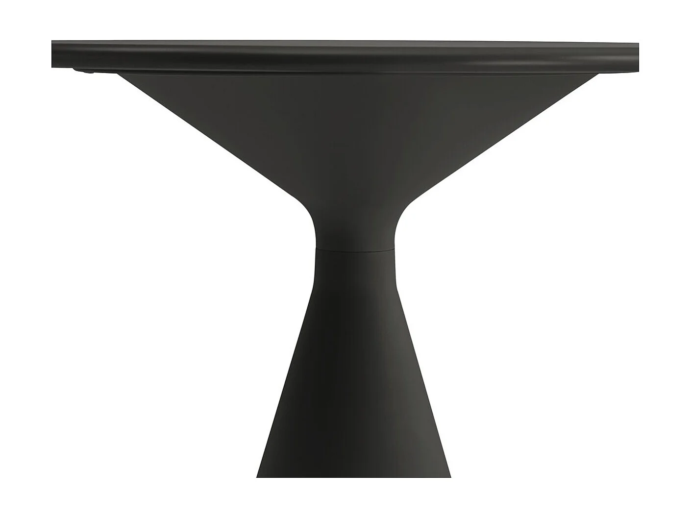 Table de jardin en métal "Néora" - Noir