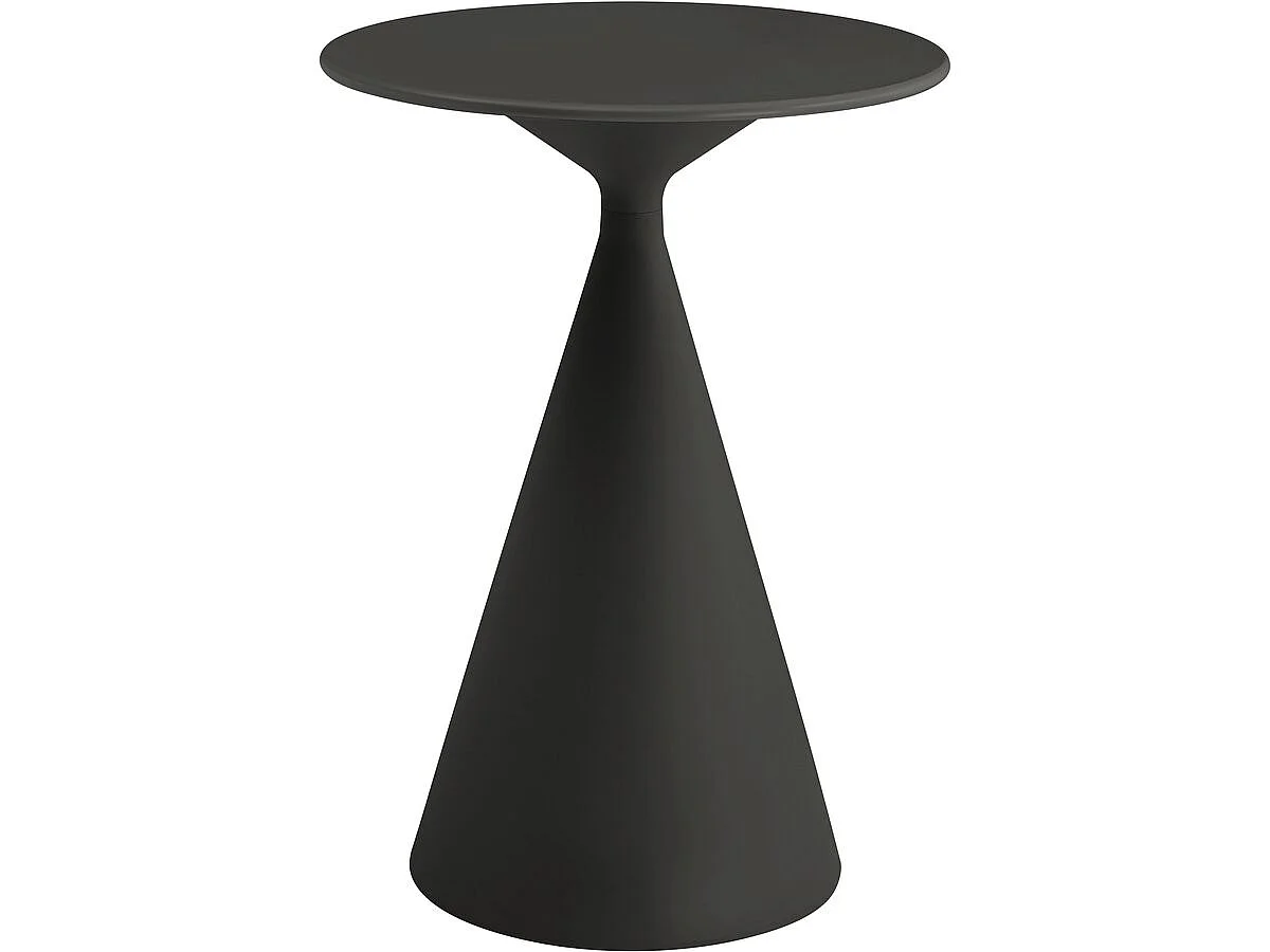 Table haute bistro de jardin ⌀80 cm "Néora" - Noir