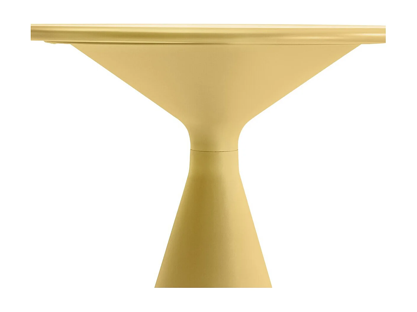 Garten-Bistro-Hochtisch ⌀80 cm "Néora" - Gelb