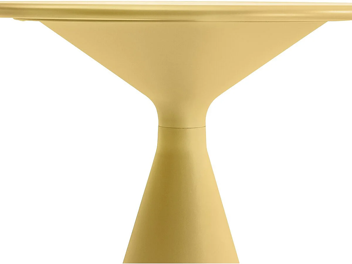 Table haute bistro de jardin ⌀80 cm "Néora" - Jaune