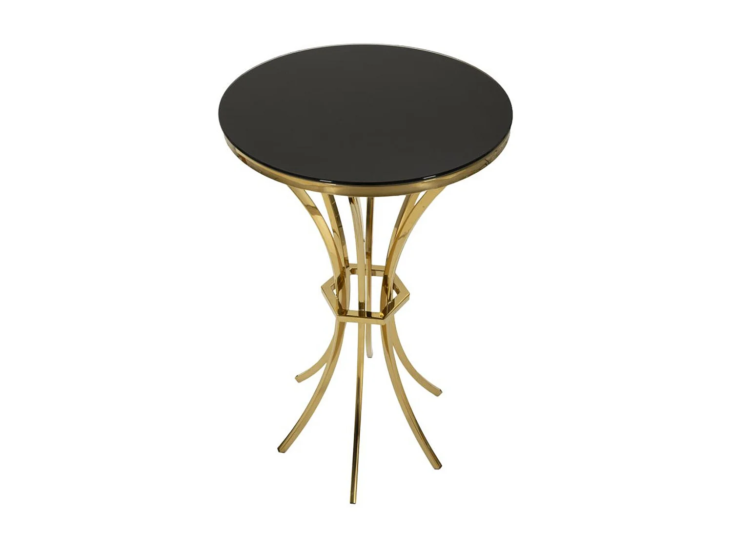 Mesa de Centro VKH879, Oro, 50x50x92 cm, Kendra Home