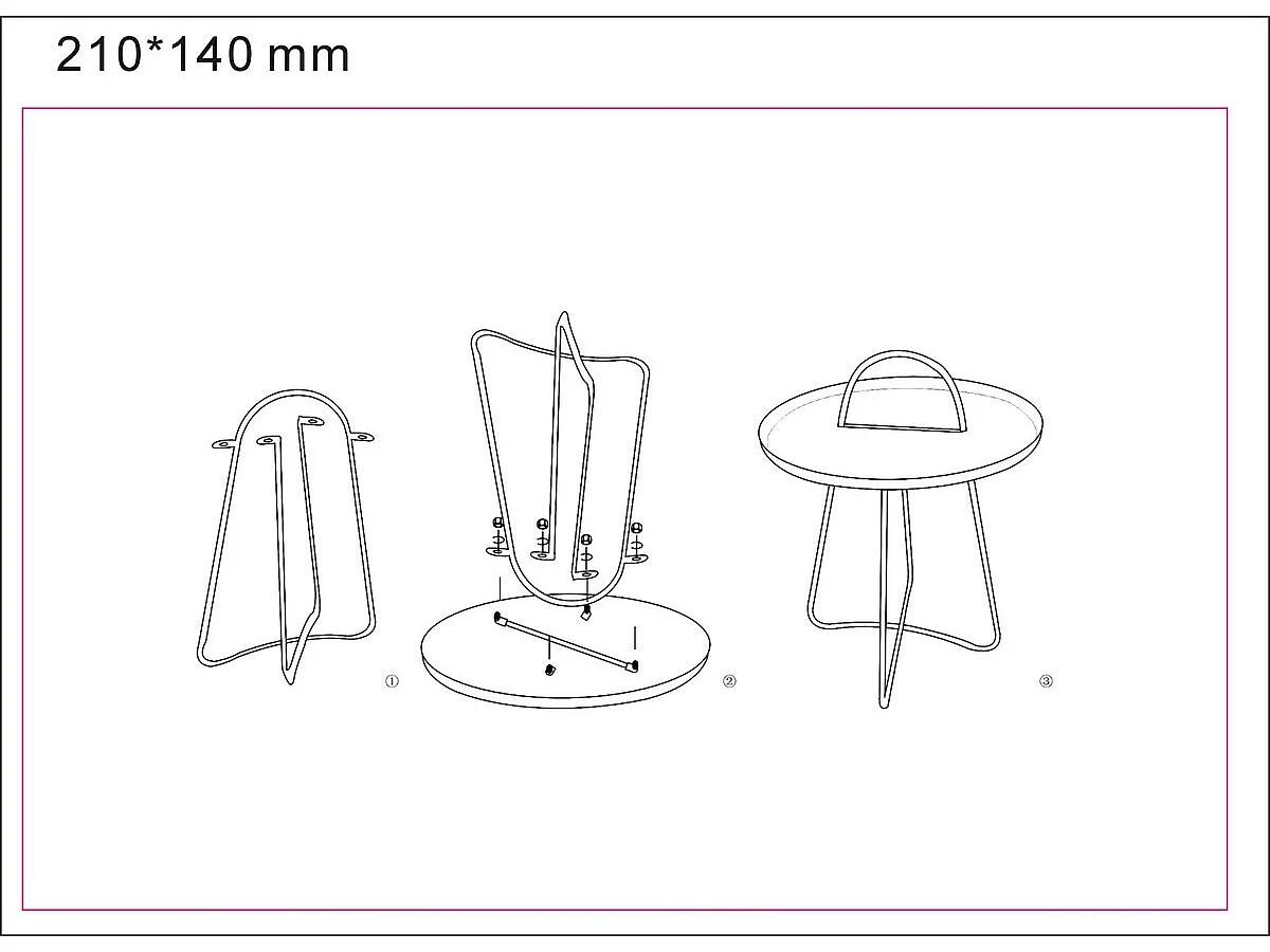 Mesa de Centro VKH525, Verde, 45x45x59 cm, Kendra Home