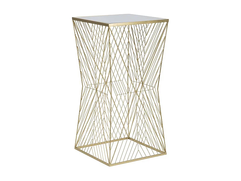 Kaffeetisch VKH594, Gold, 50x50x100 cm, Kendra Home