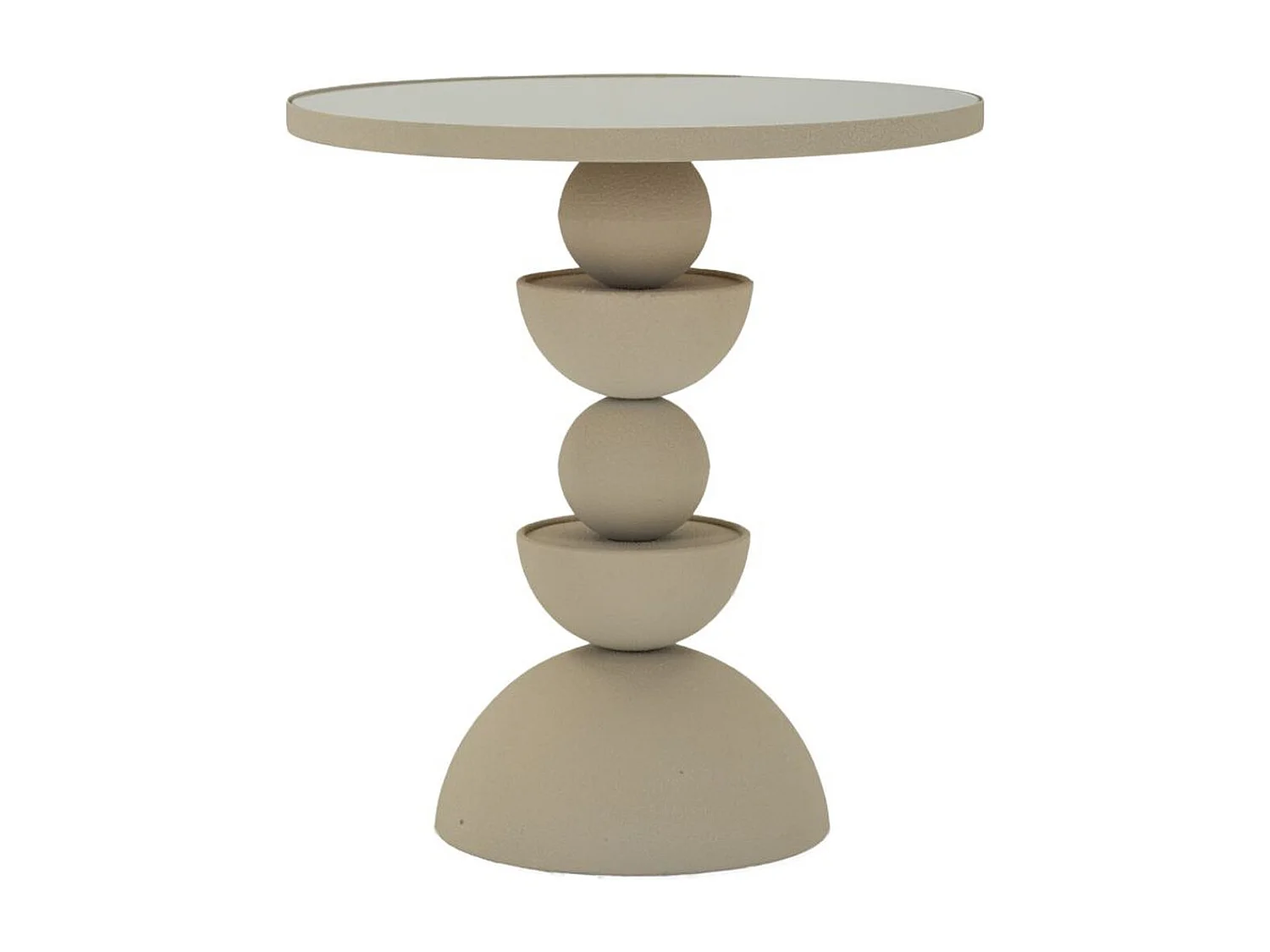 Koffietafel VKH799, Beige, 40,5x40,5x42 cm, Kendra Home