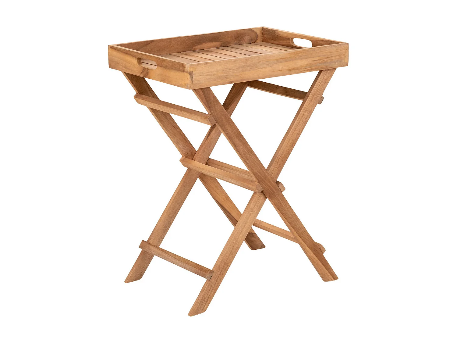 Mesa de Centro Ronda, Castanho, 39x29x49,5 cm, Kendra Home