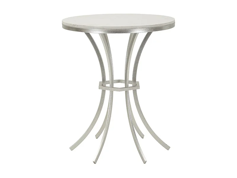 Koffietafel VKH807, Zilver, 56x56x68 cm, Kendra Home