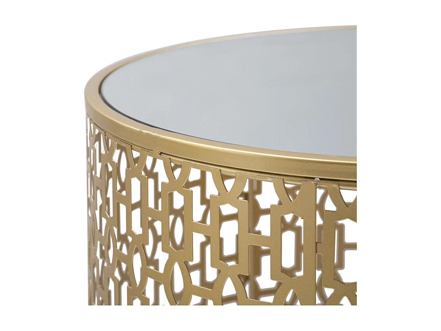 Tavolino VKH540, Oro, 41x41x50 cm, Kendra Home