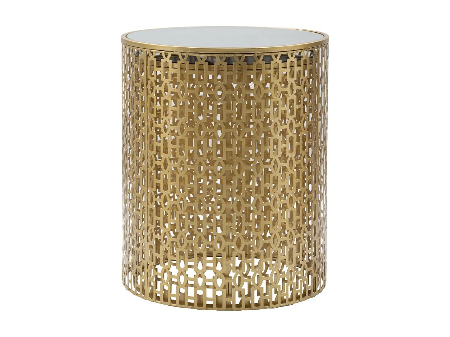 Tavolino VKH540, Oro, 41x41x50 cm, Kendra Home