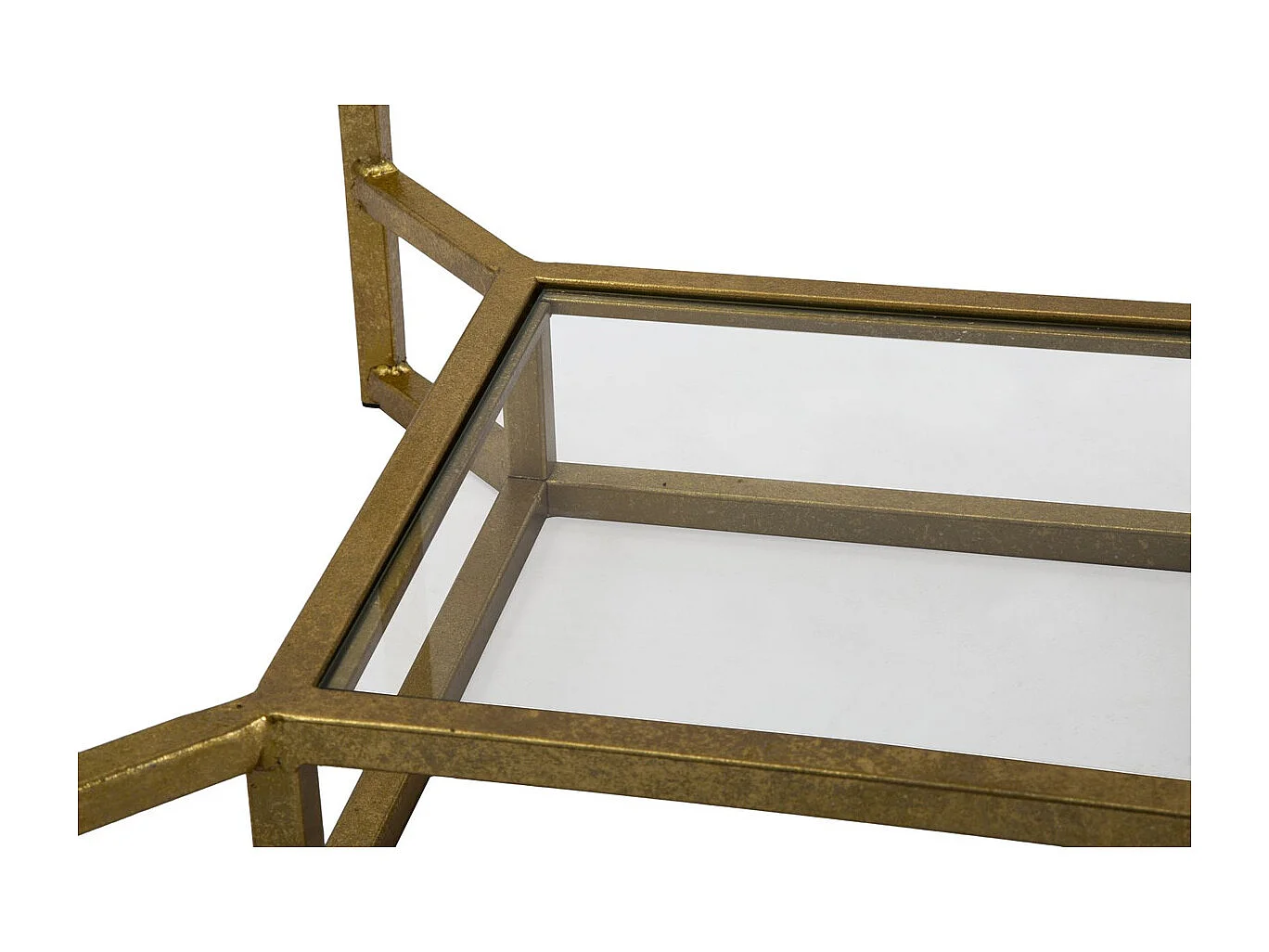 Koffietafel VKH536, Goud, 47x47x60 cm, Kendra Home