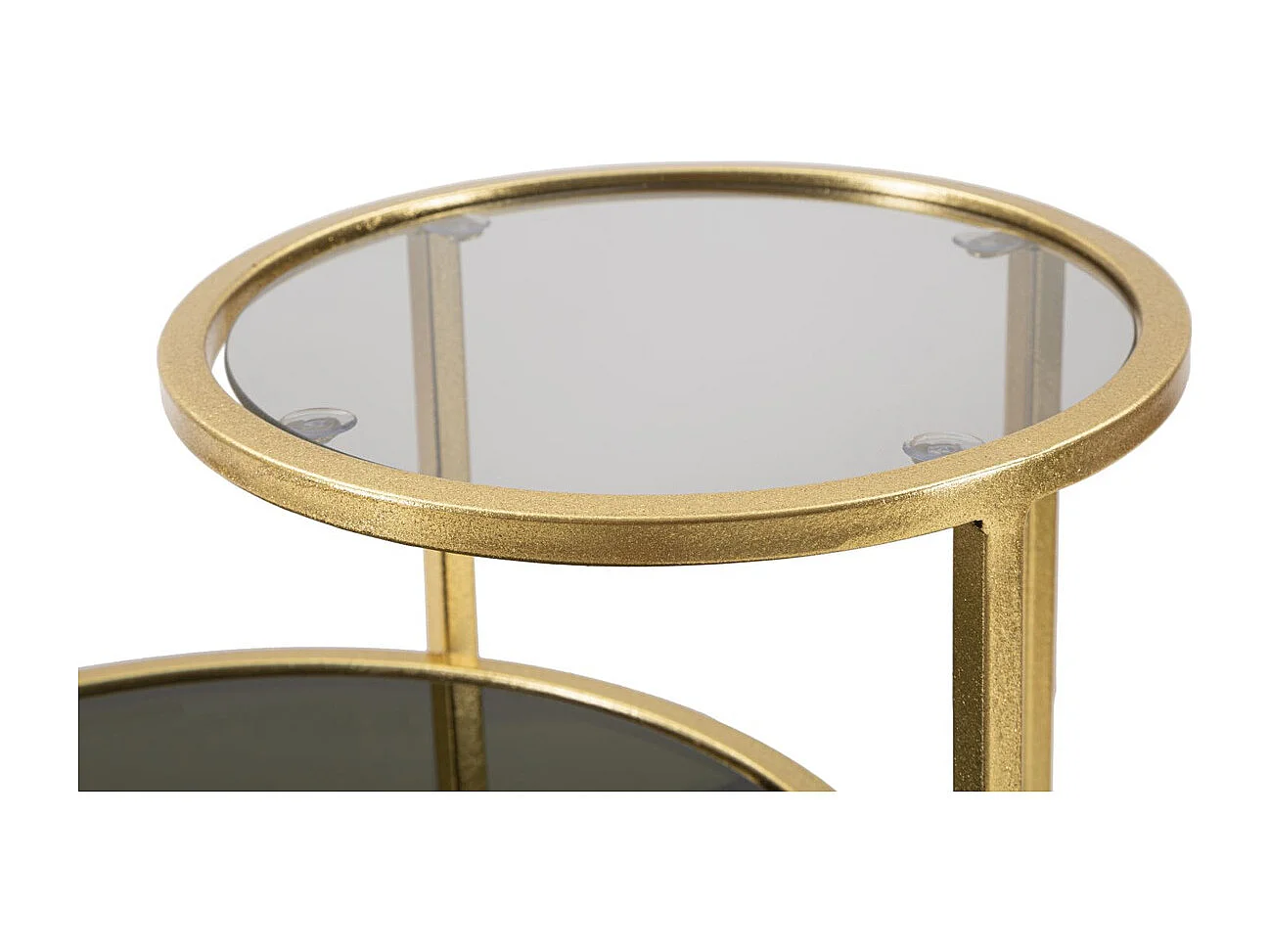 Tavolino VKH570, Oro, 50x40x60,5 cm, Kendra Home