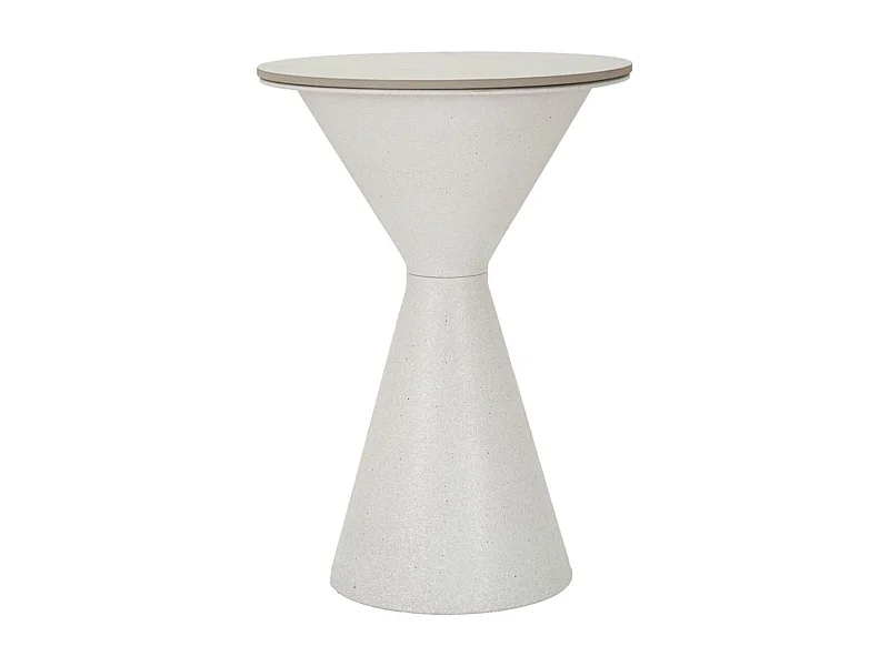 Koffietafel VKH527, Wit, 44x44x63 cm, Kendra Home