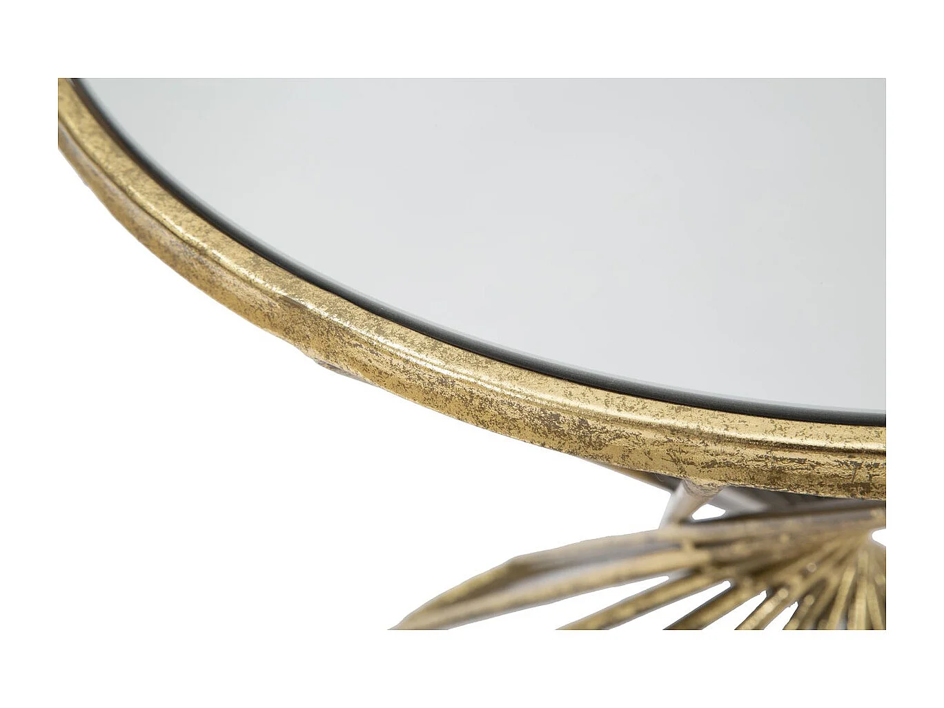 Mesa de Centro VKH549, Oro, 42x42x50 cm, Kendra Home