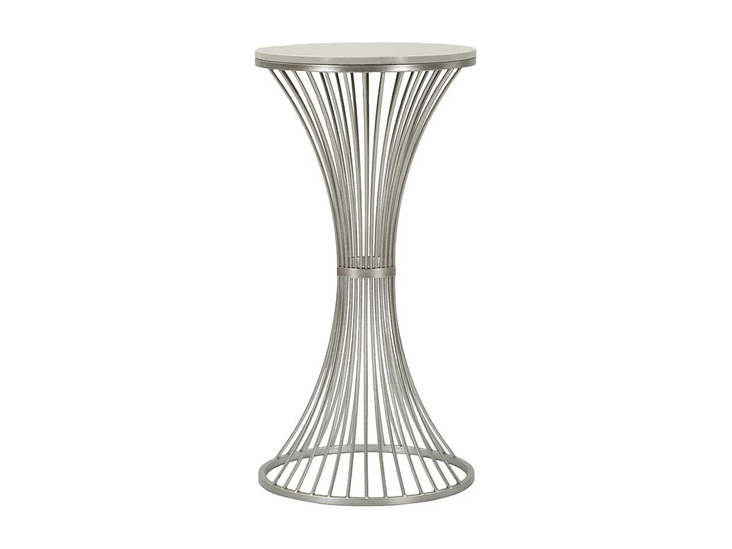 Mesa de Centro VKH582, Plata, 40x40x79 cm, Kendra Home