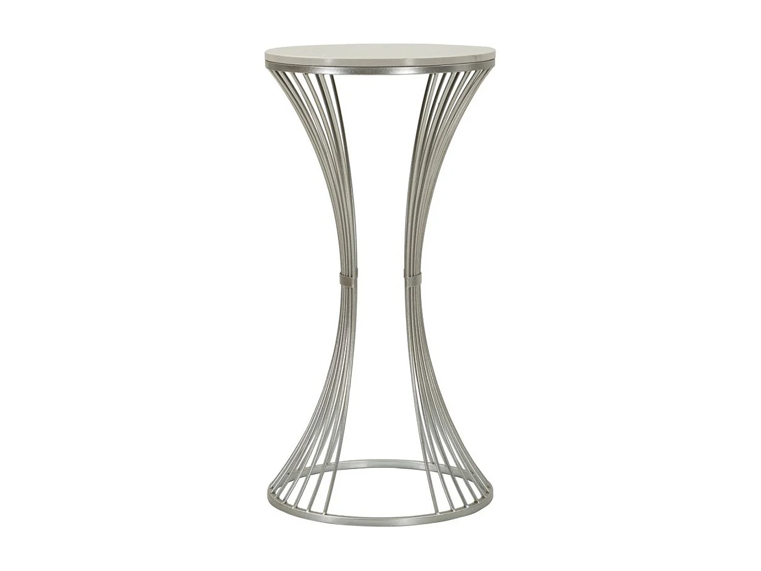 Mesa de Centro VKH582, Plata, 40x40x79 cm, Kendra Home