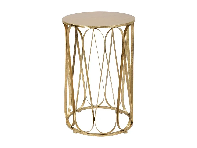 Koffietafel VKH520, Goud, 37x37x58 cm, Kendra Home