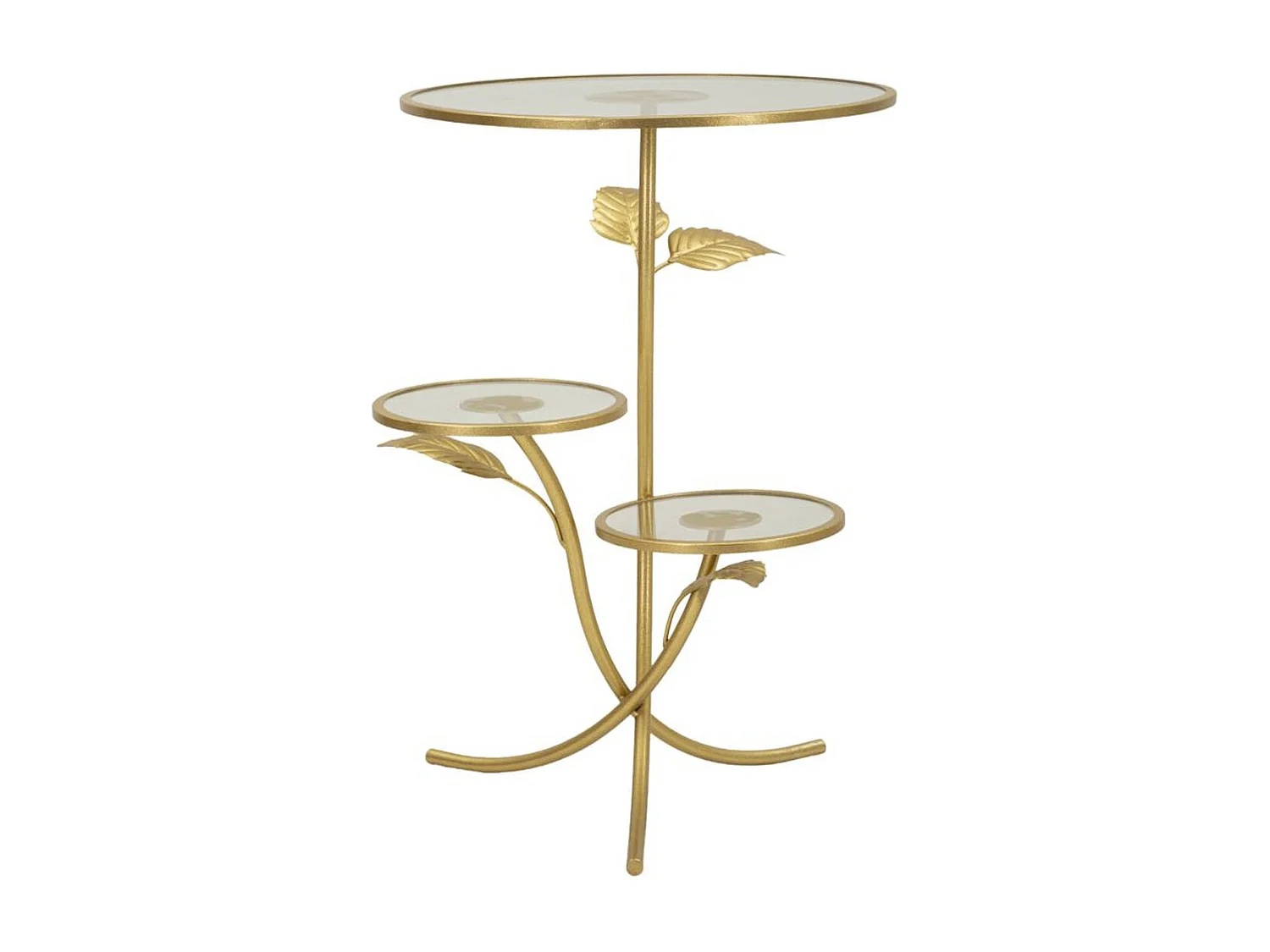 Koffietafel VKH802, Goud, 54x54x69,5 cm, Kendra Home