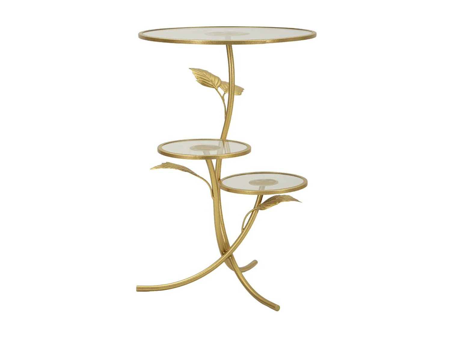 Koffietafel VKH802, Goud, 54x54x69,5 cm, Kendra Home