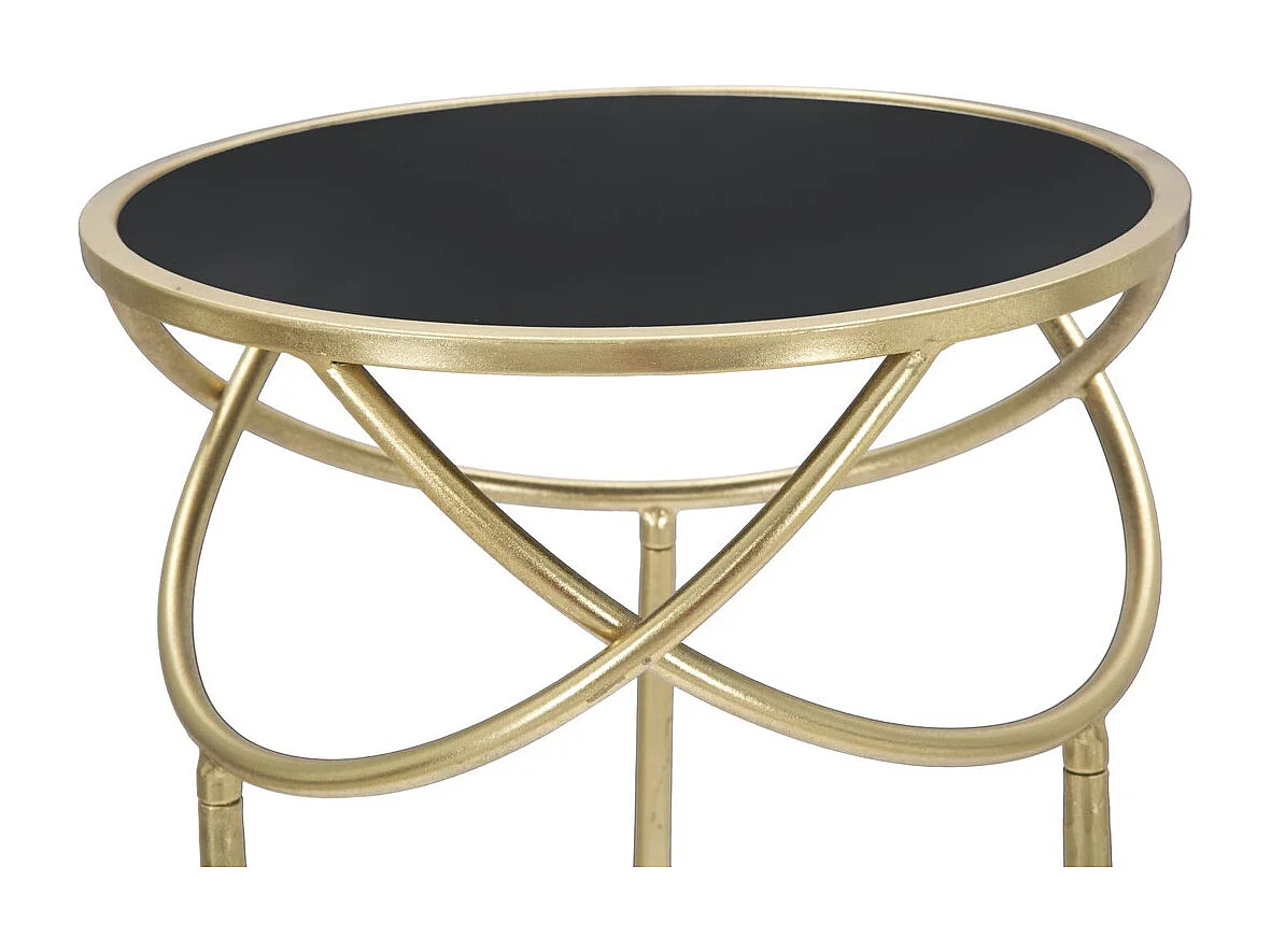 Koffietafel VKH593, Goud, 40x40x80 cm, Kendra Home