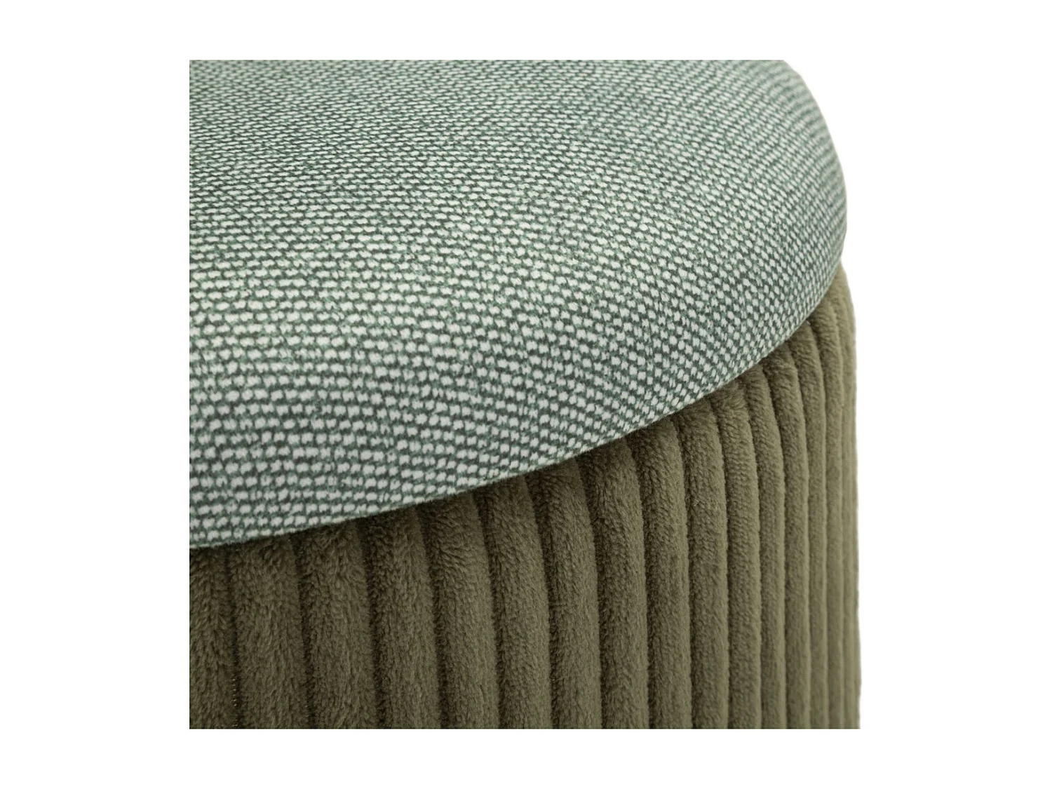 Pouf VKH719, Vert, 38x38x38 cm, Kendra Home