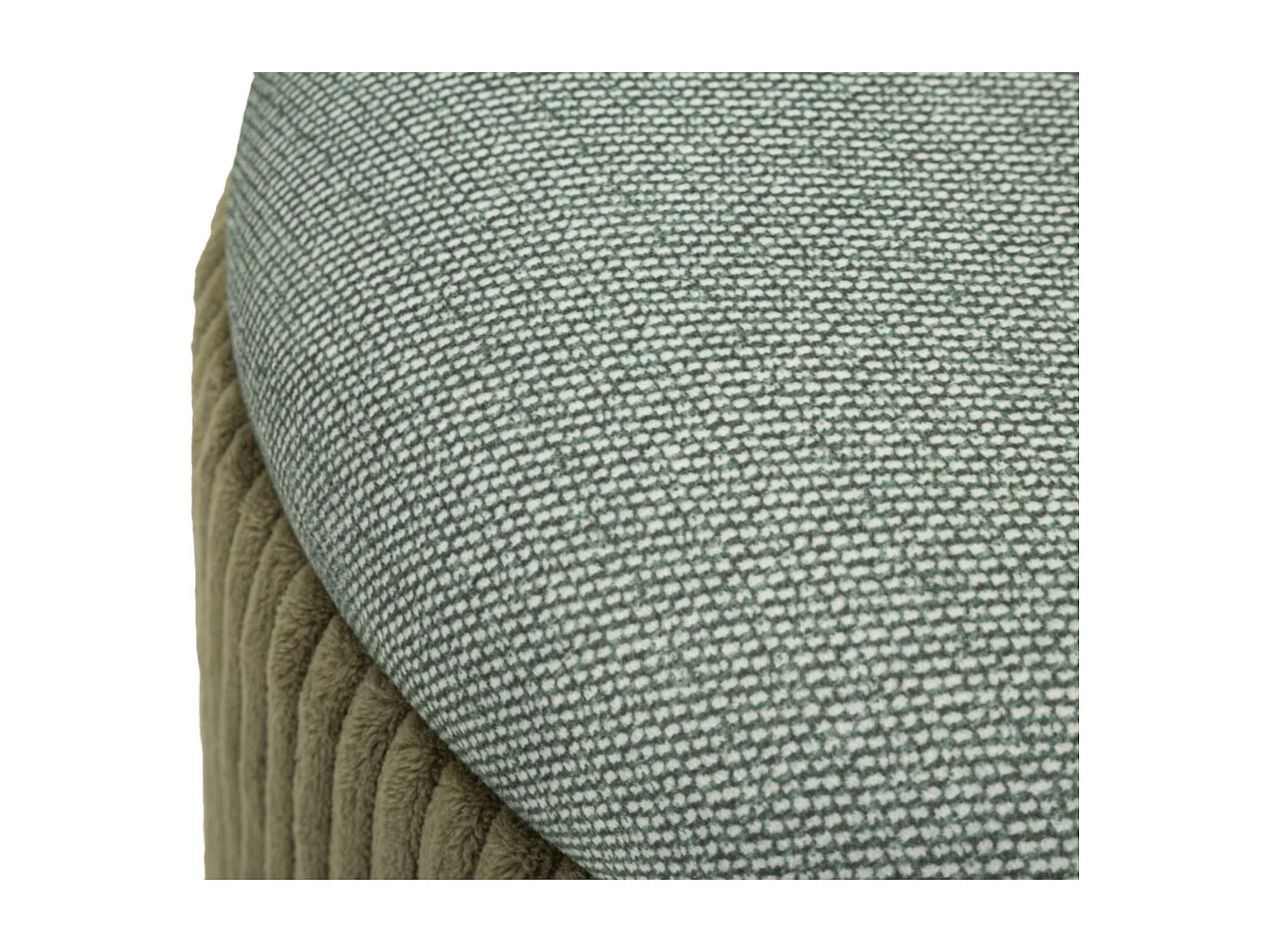 Pouf VKH719, Vert, 38x38x38 cm, Kendra Home