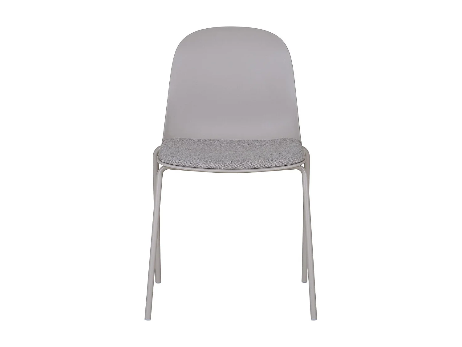 Lot de 2 Chaises Madalena, Gris, 53x50x85 cm, Kendra Home