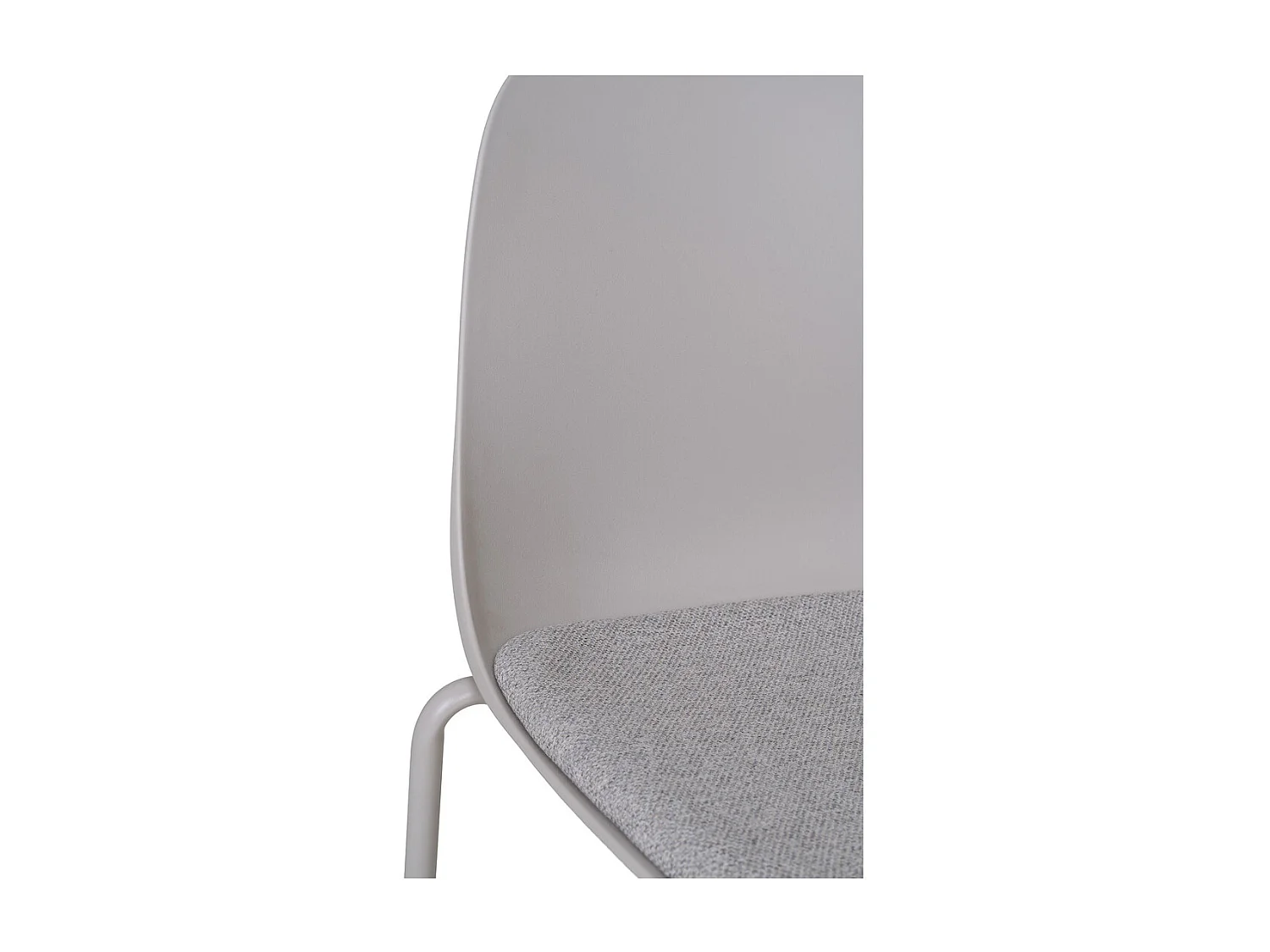 Lot de 2 Chaises Madalena, Gris, 53x50x85 cm, Kendra Home