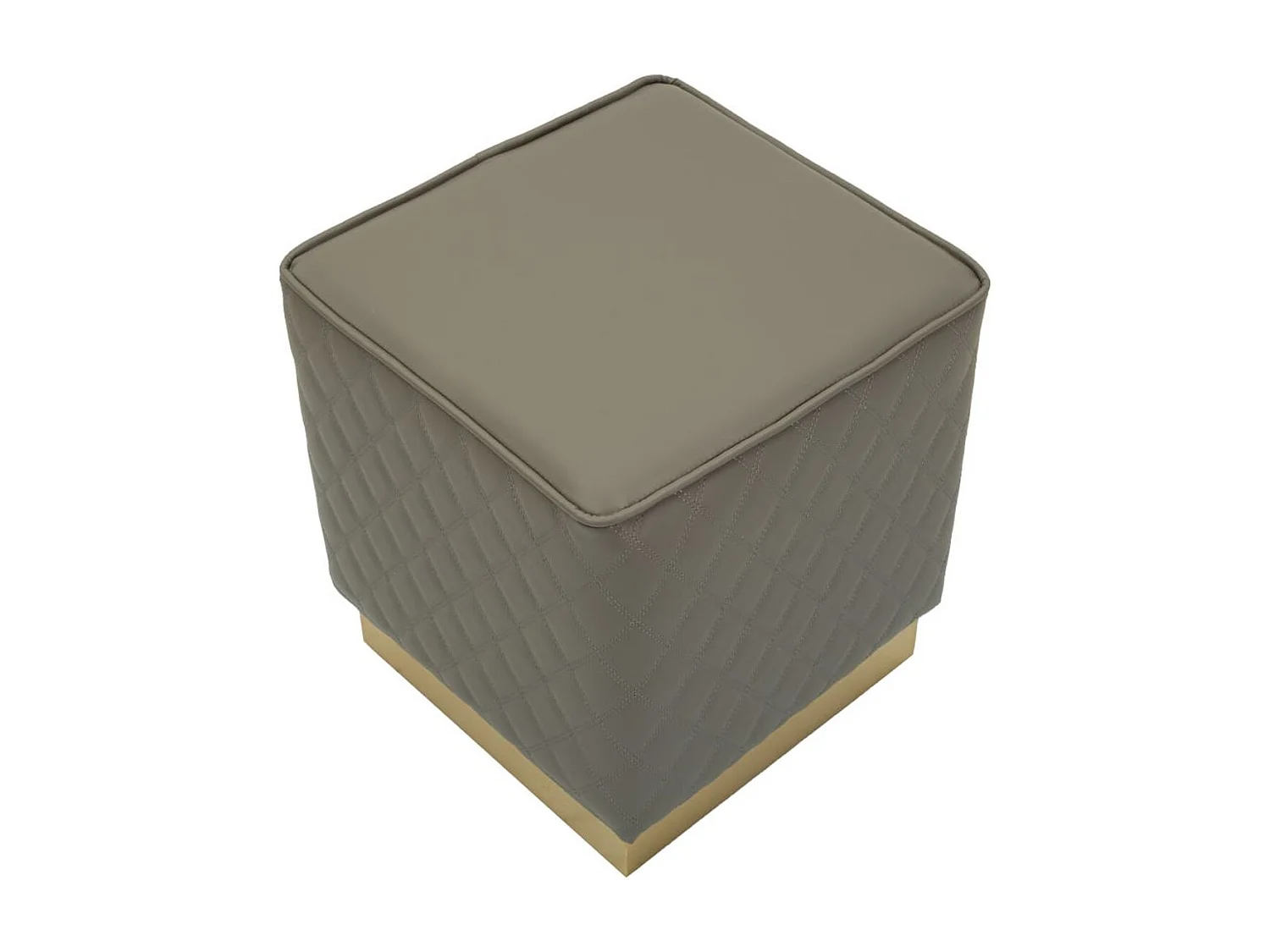 Pouf VKH352, Gris, 38x38x38 cm, Kendra Home