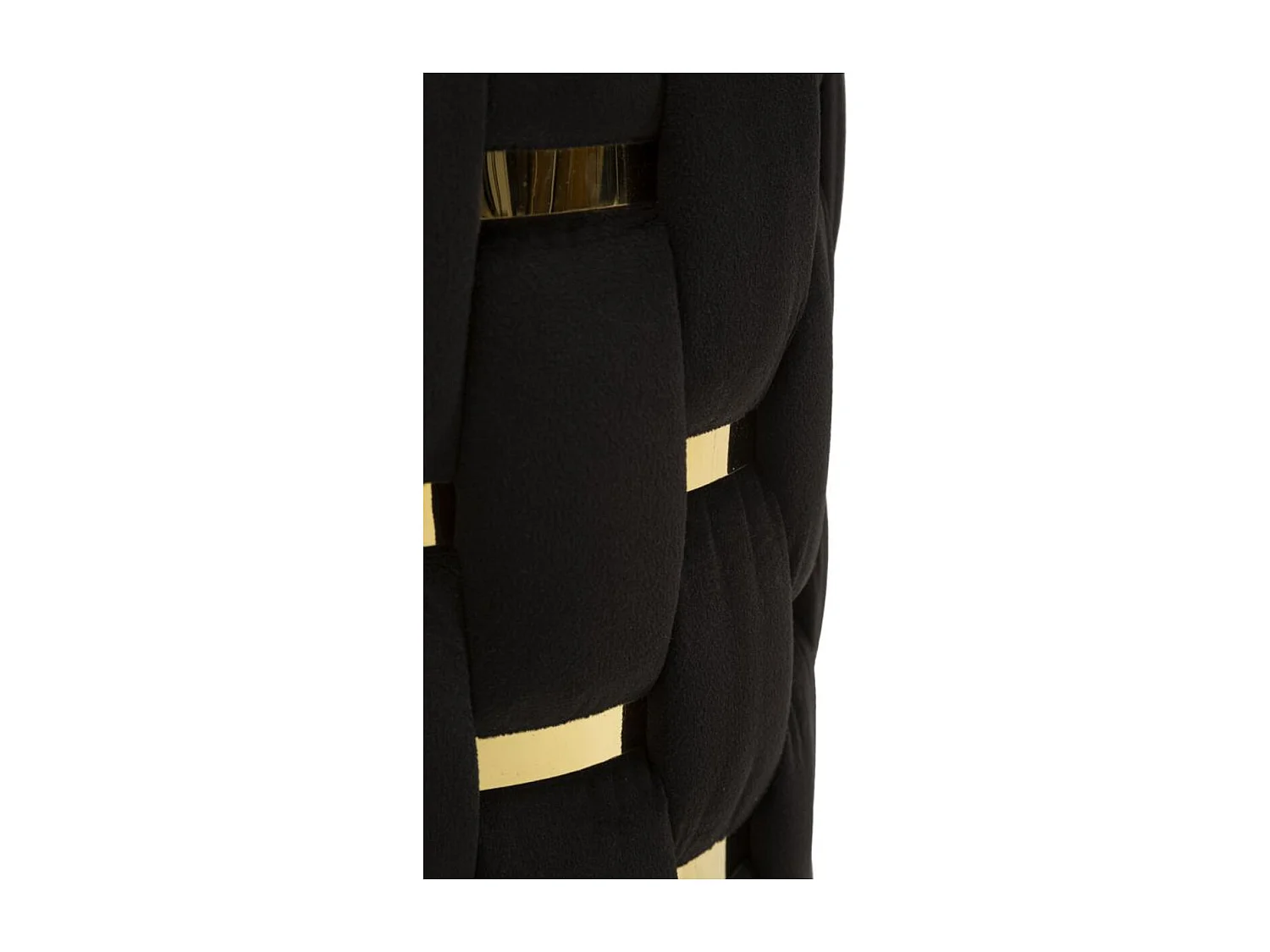 Lot de 2 Poufs VKH872, Noir, 37x37x42 cm, Kendra Home