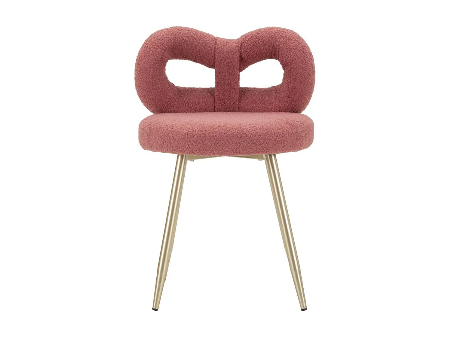 Chaise Noeud 1, Rose, 40x40x67 cm, Kendra Home